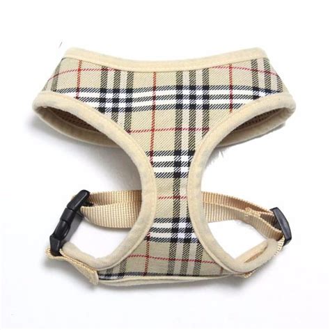 burberry harness dog|burberry plaid dog harness.